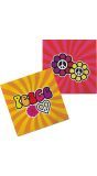 Hippie Servetten Peace 20 Stuks