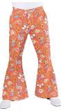Hippiebroek Seventies Oranje