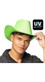 Hoge Neongroene Festival Cowboyhoed