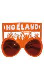 Holland Spandoek Feestbril Oranje