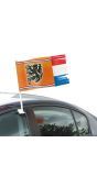 Holland Supporter Autovlag met Franjes