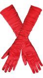 Hollywood Lange Handschoenen Rood