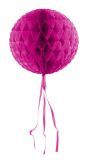 Honingraat Bol Versiering Donker Roze 30cm