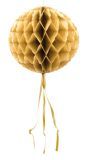 Honingraat Bol Versiering Goud 30cm