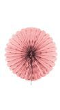 Honingraat Waaier Versiering Baby Roze 45cm