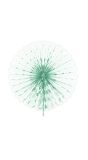 Honingraat Waaier Versiering Mintgroen 45cm
