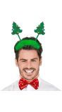 Hoofdband met Kerstbomen