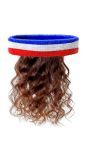 Hoofdband Nederland Rood Wit Blauw met Nep Haar