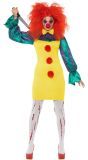 Horror Clown Dames Kostuum
