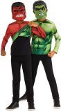 Hulk Omkeerbaar Shirt met Maskers Marvel