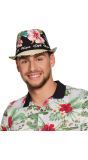 Ibiza Toerist Fedora met Hawaii Bloemen