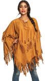 Indiaan Poncho met Franjes