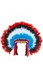 Indianen Hoofdtooi met Marabou