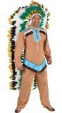 Indianen Outfit Lichtblauw