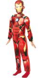 Iron Man Deluxe Kostuum Jongens Marvel