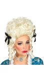 Ivoorkleurige Koloniale Pruik Dames