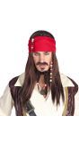 Jack Sparrow Pruik Pirates Of The Carribean