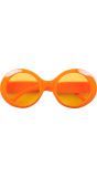 Jackie Sixties Bril Neon Oranje