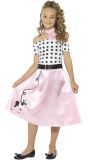 Jaren 50 Grease Jurkje Roze