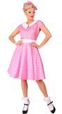 Jaren 50 Lichtroze Jurkje Barbie Dames