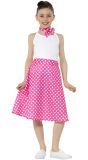 Jaren 50 Roze Polka Dot Rok