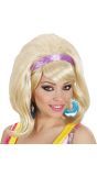 Jaren 60 Blonde Pruik