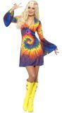 Jaren 60 Tie Dye Jurk
