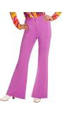 Jaren 70 Broek Dames Paars