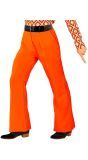 Jaren 70 Broek Oranje