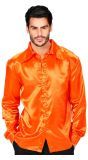Jaren 70 Disco Shirt Oranje