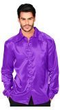 Jaren 70 Disco Shirt, Paars