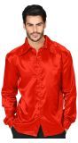 Jaren 70 Disco Shirt, Rood