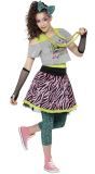 Jaren 80 Wild Meisjes Kostuum