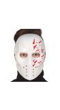 Jason Bloederig Wit Hockey Masker