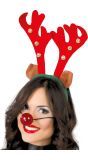 Jingle Bells Kerst Haarband Rendier