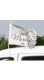 Just Married Bruiloft Autovlaggen