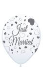 Just Married Trouwballonnen 8 Stuks