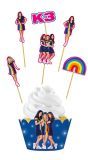 K3 Kinderfeestje Cup Cake Versiering