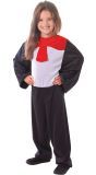 Kat Met Rode Strik Kostuum Kinderen