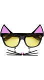 Katten Bril met Snorharen