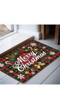 Kerst Deurmat Schotse Ruit