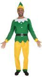 Kerst Elf Kostuum Heren Groen Geel