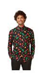 Kerst Symbolen Blouse Opposuits Zwart