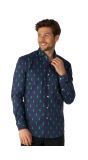 Kerstbomen Opposuits Blauwe Blouse
