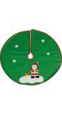 Kerstboom Kleed Kerstman Groen 90cm