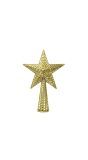 Kerstboom Piek Ster Glitter Goud 37cm