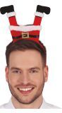 Kerstman Op De Kop Haarband