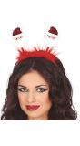 Kerstmannen Haarband Pailletten