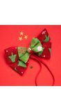 Kerstmis Strikje Haarband met Belletje