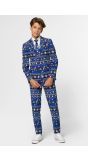 Kerstmis Super Mario Opposuits Kostuum Tieners